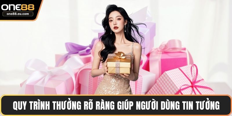 Quy trình thưởng rõ ràng giúp người dùng tin tưởng